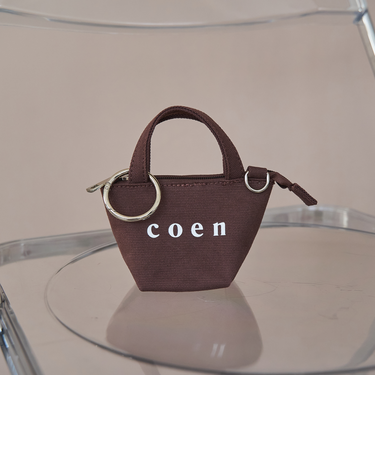 coen（コーエン）ロゴトートバッグチャーム XS