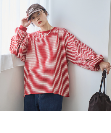 【再入荷・新色登場】USAコットンボリュームスリーブロンTEE