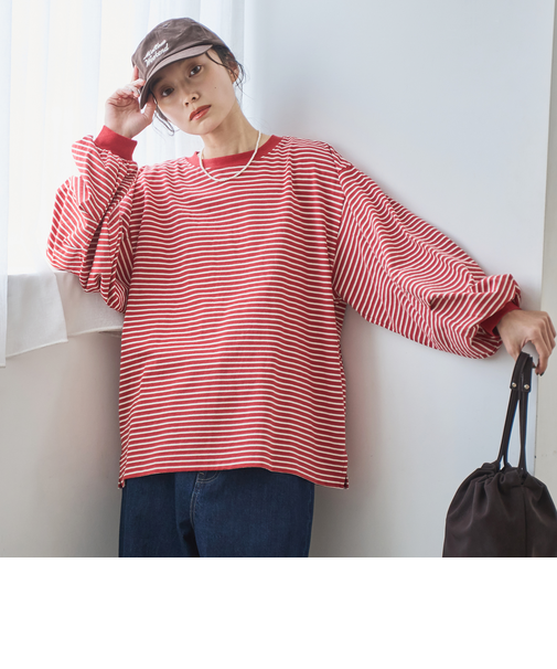【再入荷・新色登場】USAコットンボリュームスリーブロンTEE