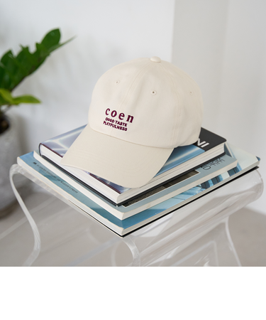 COEN（コーエン）ロゴ刺繍キャップ