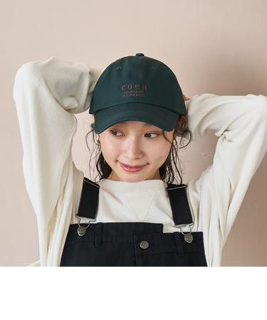 COEN(コーエン)ロゴ刺繍キャップ