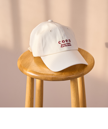 【新色登場】coen（コーエン）ロゴ刺繍キャップ