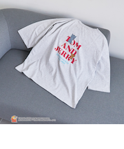 【TOM and JERRY （トムとジェリー）/ 別注】 プリントフットボールTシャツ