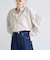 ピンタックバンドカラーブラウス