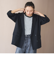 ウールライクWブレストジャケット