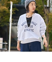 【WEB限定・DISCUS(ディスカス) 】スキッパーUネック裏毛スウェット