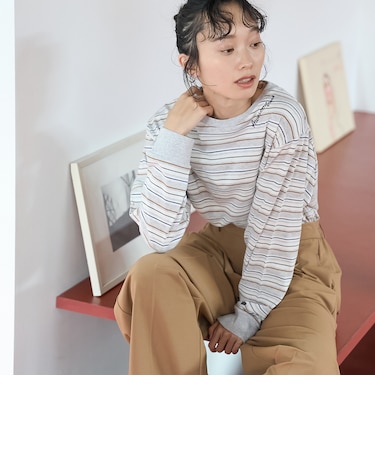【再入荷/新色追加】ハートモチーフアソートロンT（WEB限定カラーあり）