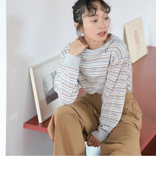 【再入荷/新色追加】ハートモチーフアソートロンT（WEB限定カラーあり）