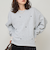ハート刺繍裏毛スウェットプルオーバー