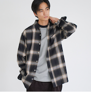USA COTTONソフトフランネルシャツ（チェック）