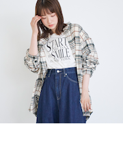 USA COTTONソフトフランネルシャツ（チェック）