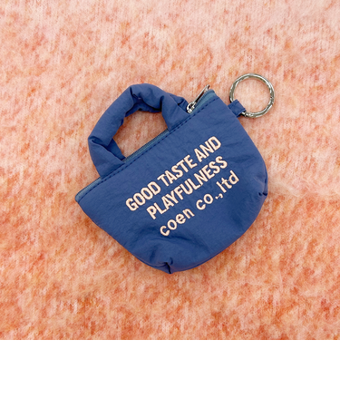 【再入荷・新色登場】ロゴ刺繍ミニポーチキーホルダー