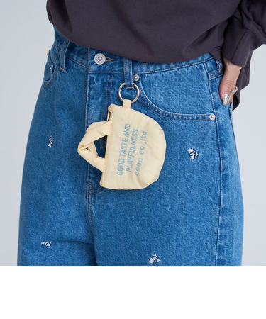 【再入荷・新色登場】ロゴ刺繍ミニポーチキーホルダー