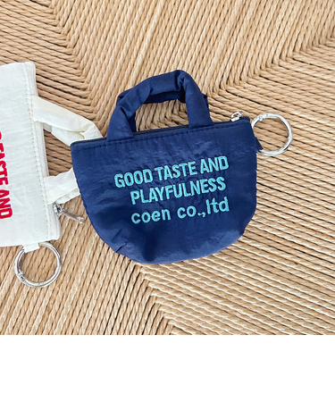 【再入荷・新色登場】ロゴ刺繍ミニポーチキーホルダー