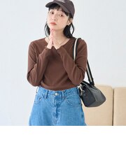 【定番/再入荷/新色登場】メロークルーネックロンT