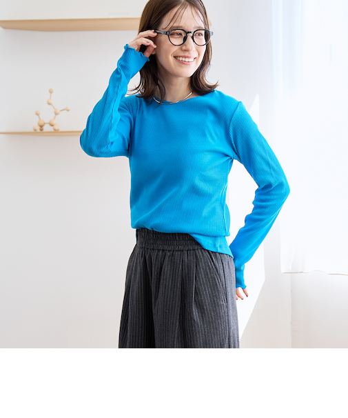 【定番】メロークルーネックロンT