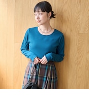 【定番/再入荷/新色登場】メロークルーネックロンT