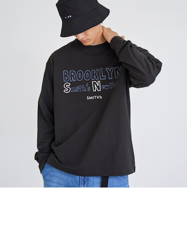 SMITH’S（スミス）別注プリント ロングスリーブTシャツ