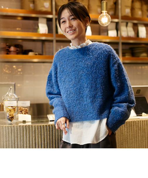 ブークレ2wayニット