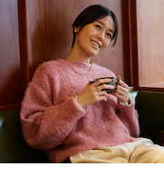 ブークレ2wayニット