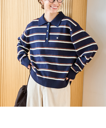 【POLO BCS（ポロ・ビーシーエス）別注】 襟付きポロニット（WEB限定カラーあり）