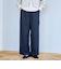 TRストライプタックワイドパンツ