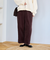 バイオウォッシュコーデュロイワイドパンツ