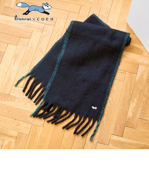 【PENNEYS（ぺニーズ）別注】配色ラインマフラー