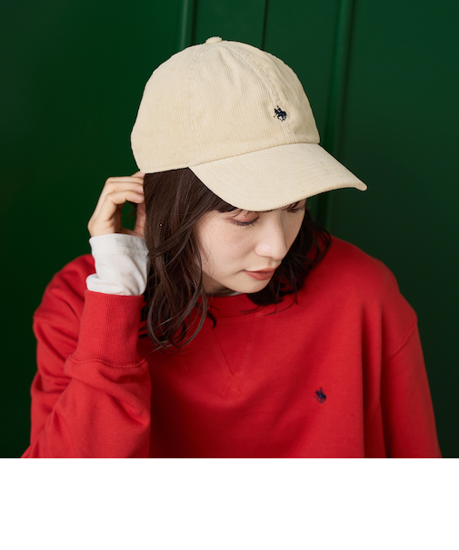 【POLO BCS（ポロ・ビーシーエス）別注】コーデュロイキャップ