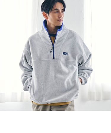 DISCUS（ディスカス）別注フリースハーフジップ
