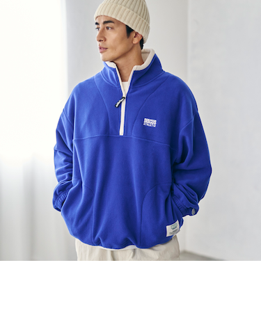 DISCUS（ディスカス）別注フリースハーフジップ