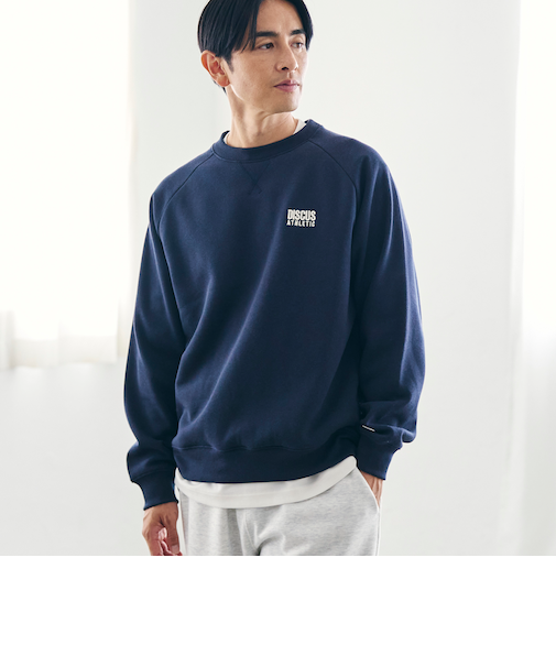 DISCUS（ディスカス）別注裏ボアスウェットプルオーバー