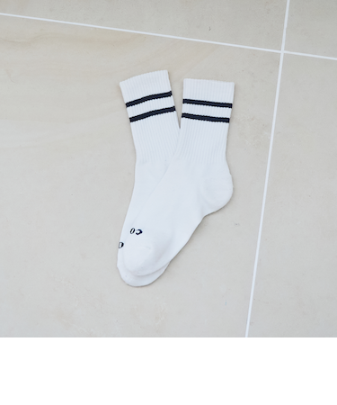 COENロゴラインリブソックス