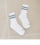 【再入荷 / 新色登場】coen（コーエン）ロゴラインリブソックス