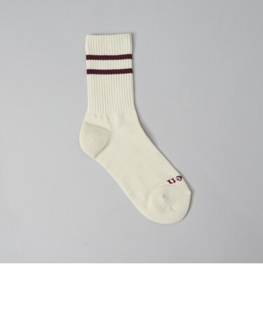 【再入荷/新色登場】coen（コーエン）ロゴラインリブソックス