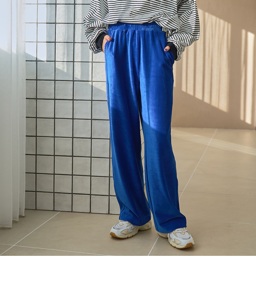 フェレットライクカットコールイージーワイドパンツ