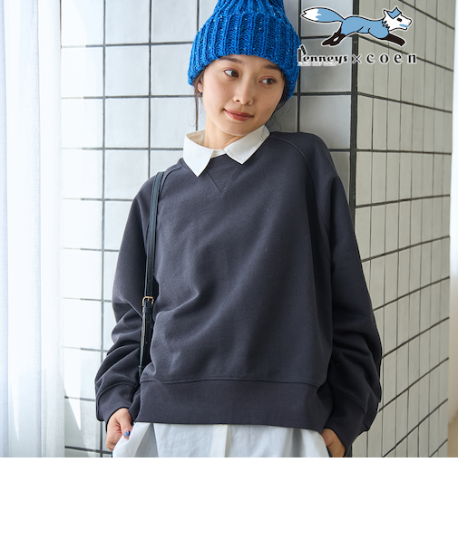 【PENNEYS（ぺニーズ）別注】ラグラン裏毛スウェット