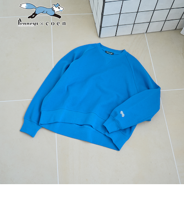 【PENNEYS（ぺニーズ）別注】ラグラン裏毛スウェット