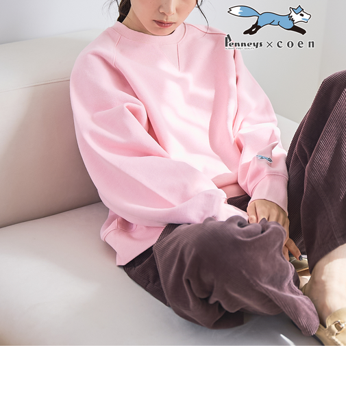 【PENNEYS（ぺニーズ）別注】ラグラン裏毛スウェット