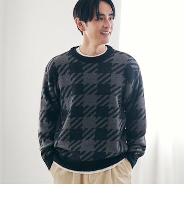 ショートフェザーニットプルオーバー