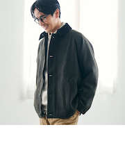 ウールブレンドツイルジャケット