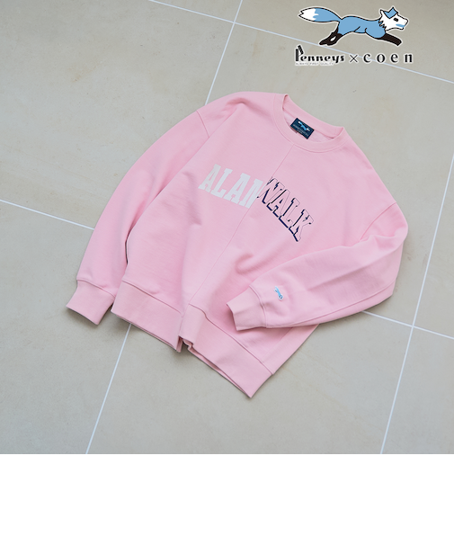 【PENNEYS（ぺニーズ）別注】 リメイク風切り替え裏毛スウェット