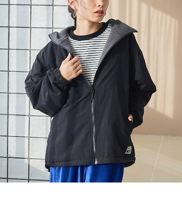 【PARKNIK（パークニック）】リバーシブルフーディブルゾン