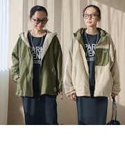 【PARKNIK（パークニック）】リバーシブルフーディブルゾン