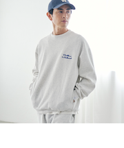 クリーンプラスロゴクルースウェット【防汚（食品汚れ）、UVカット】