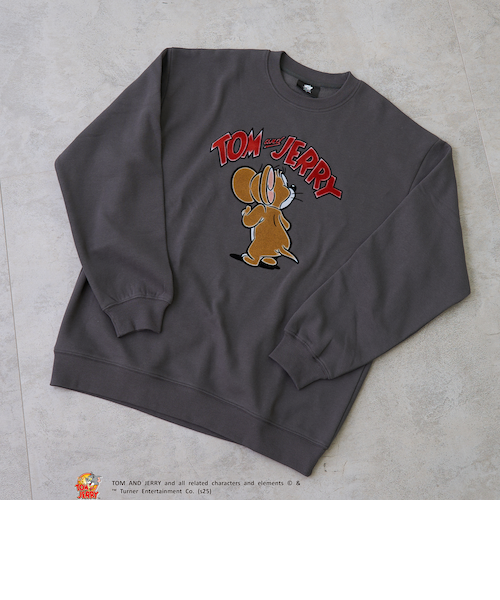 TOM and JERRY （トムとジェリー）ヴィンテージライククルーネック