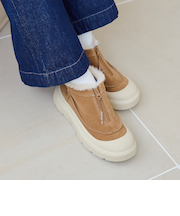 【PARKNIK（パークニック）】TOECAPムートンライクジップショートブーツ（23.5cm/24.5cm）