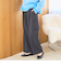 【定番】イージービューティー裏起毛ワイドパンツ（WEB限定サイズあり）