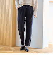【定番】イージービューティー裏起毛テーパードパンツ(WEB限定サイズあり)