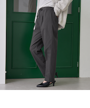 【定番】イージービューティー裏起毛テーパードパンツ（WEB限定サイズあり）